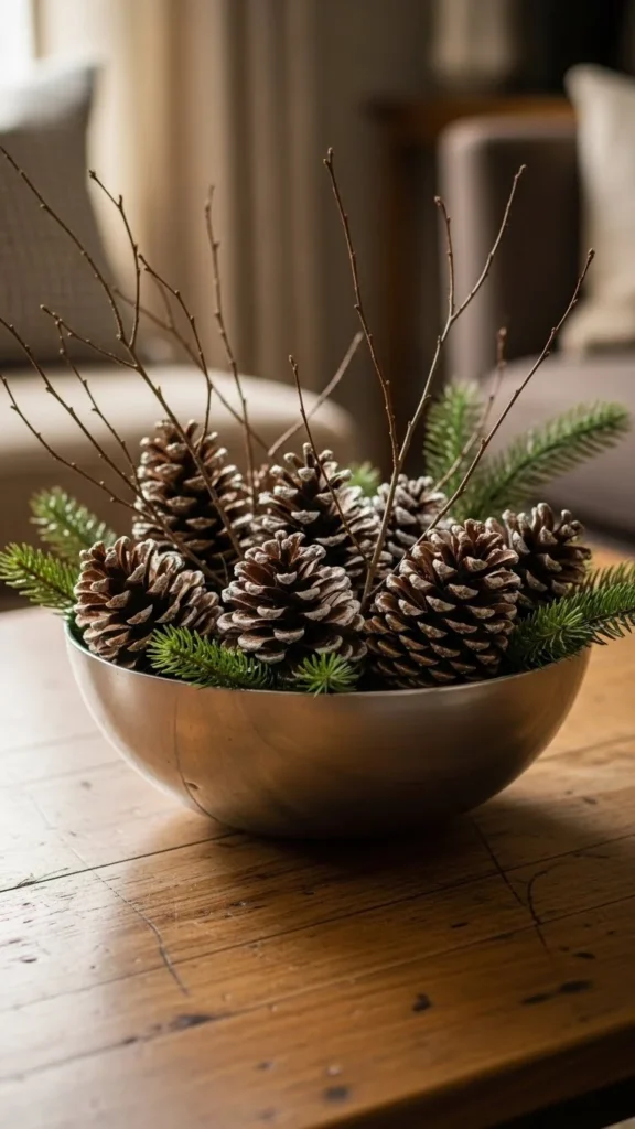 A Metallic Accent Bowl