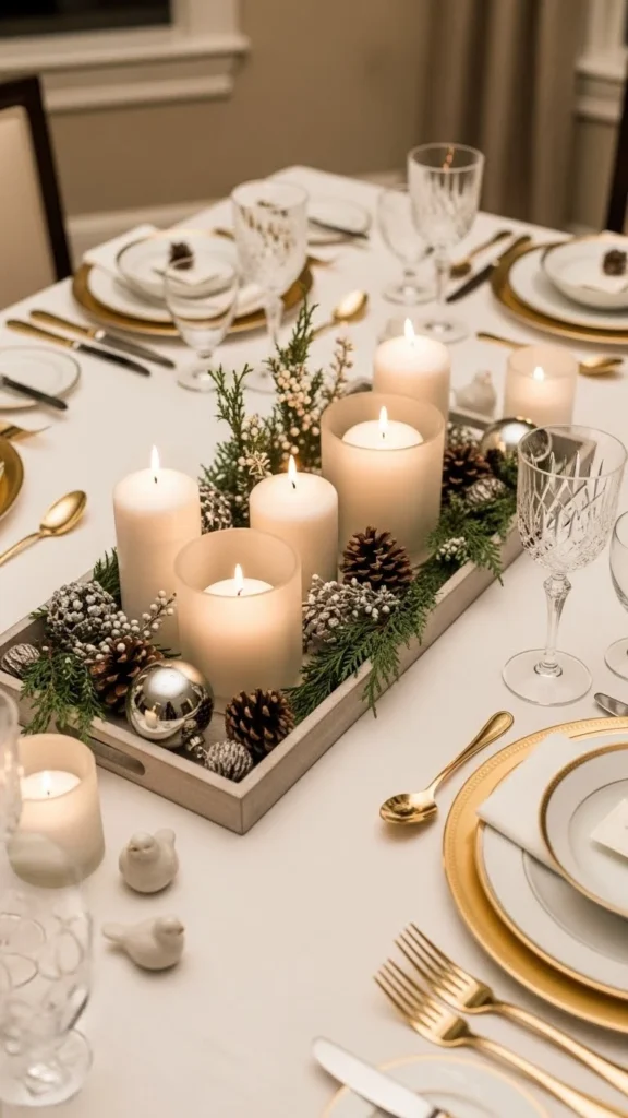 A Simple Center Tray With Seasonal Mix