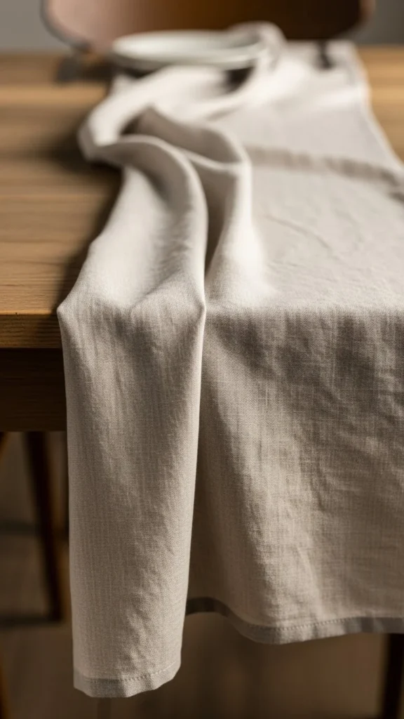 A Soft Linen Runner
