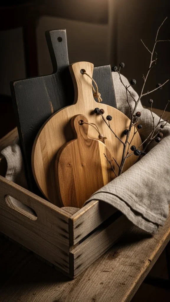 A Wooden Crate for Storage Styling