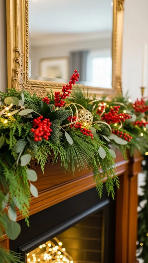 Berry-Filled Mantel