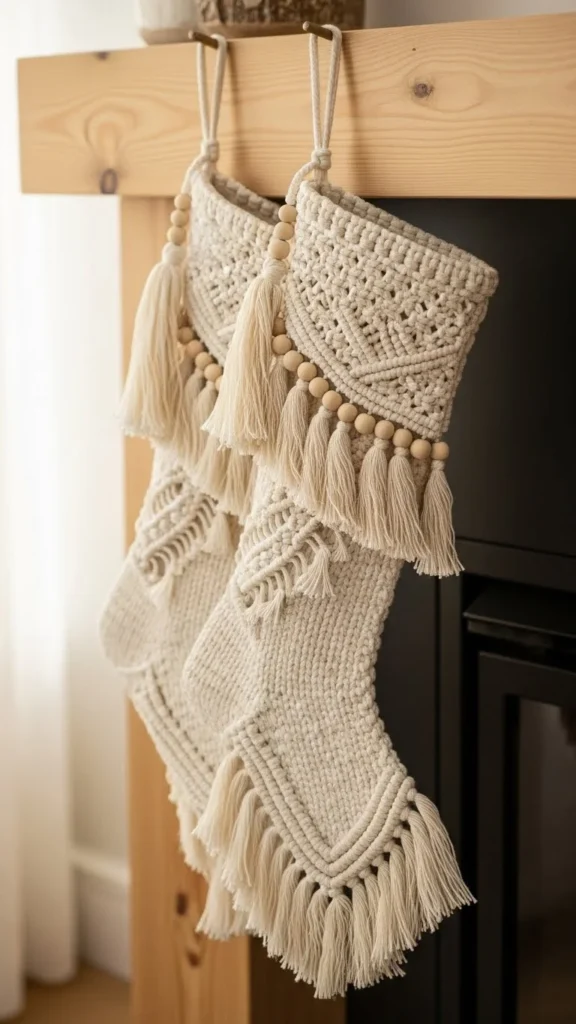 Boho Tassel Stockings