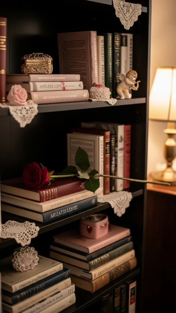 Bookshelf Decor Backdrop