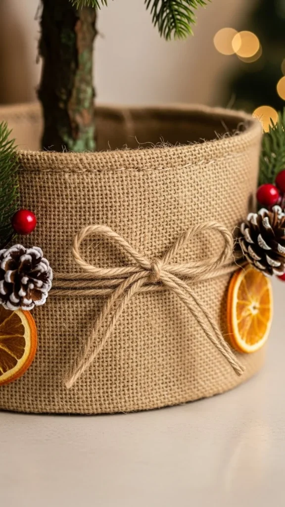 Burlap Farmhouse Wrap