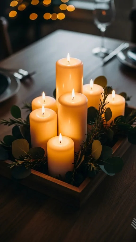 Candle Cluster in Mixed Heights