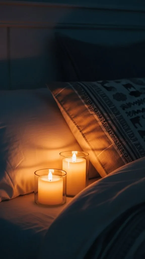 Candles in Safe Holders