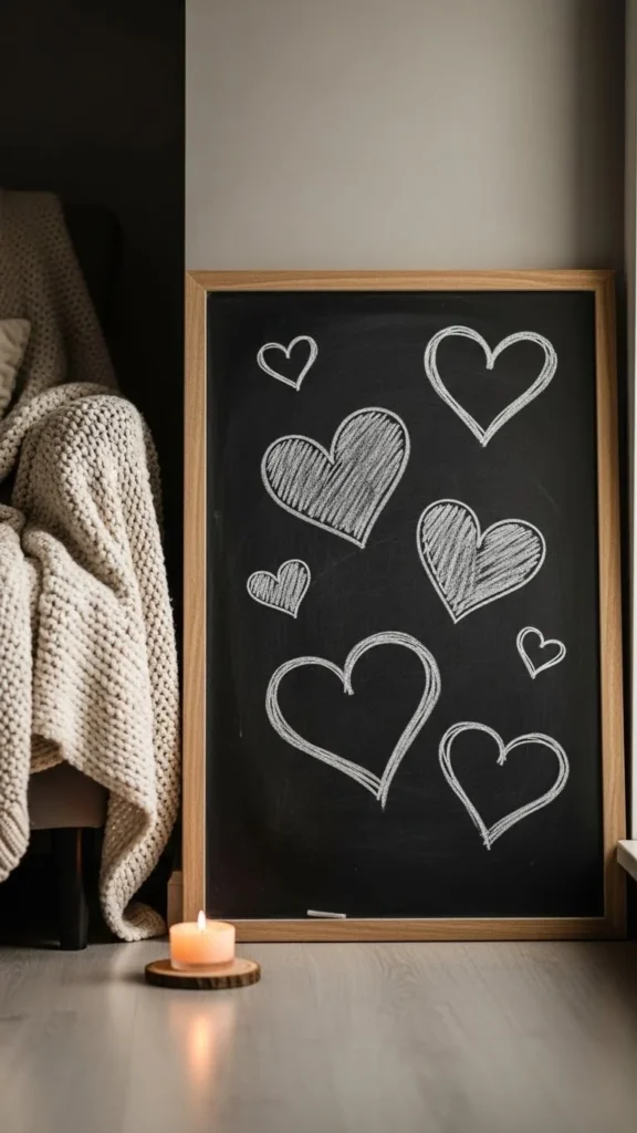 Chalkboard Heart Art