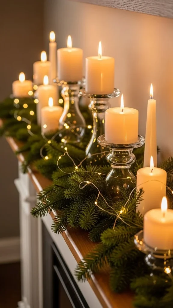 Christmas Candle Displays