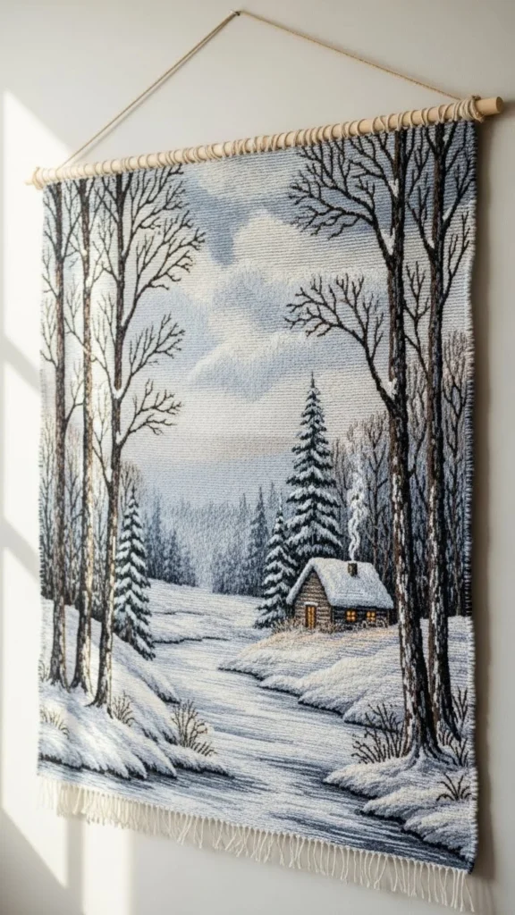 Christmas Tapestry Wall Hanging