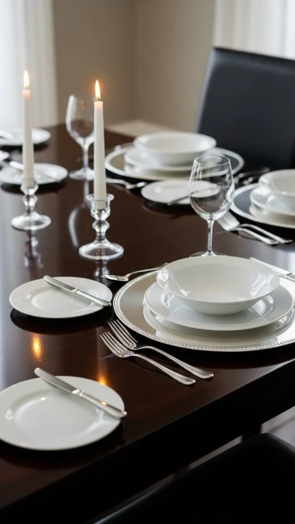 Classic Silver and White