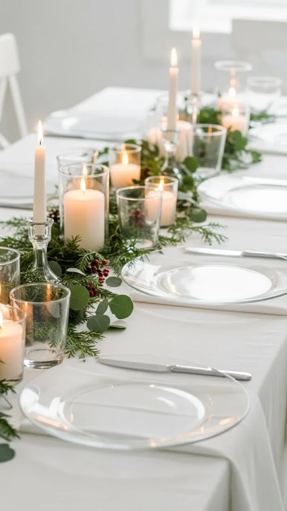 Clear Plates for an Airy Look