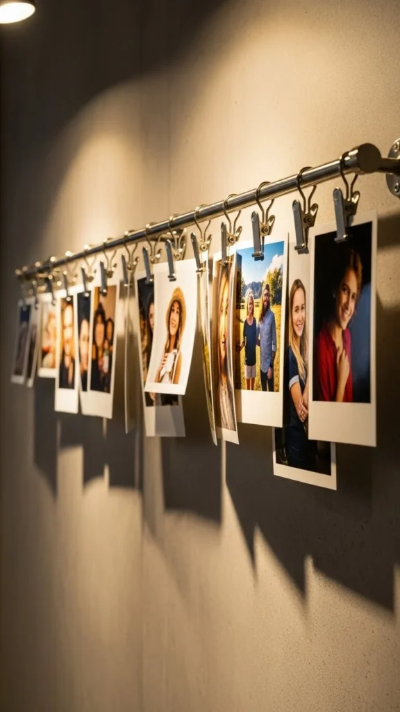 Clip-Rail Wall Display