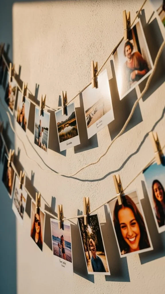 Clothespin Banner Wall