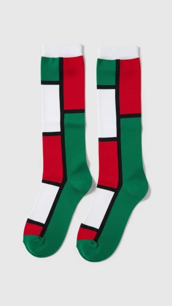Color-Block Modern Stockings