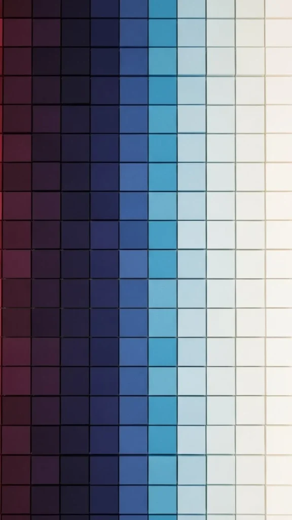 Colorful Gradient Paper Panel Wall