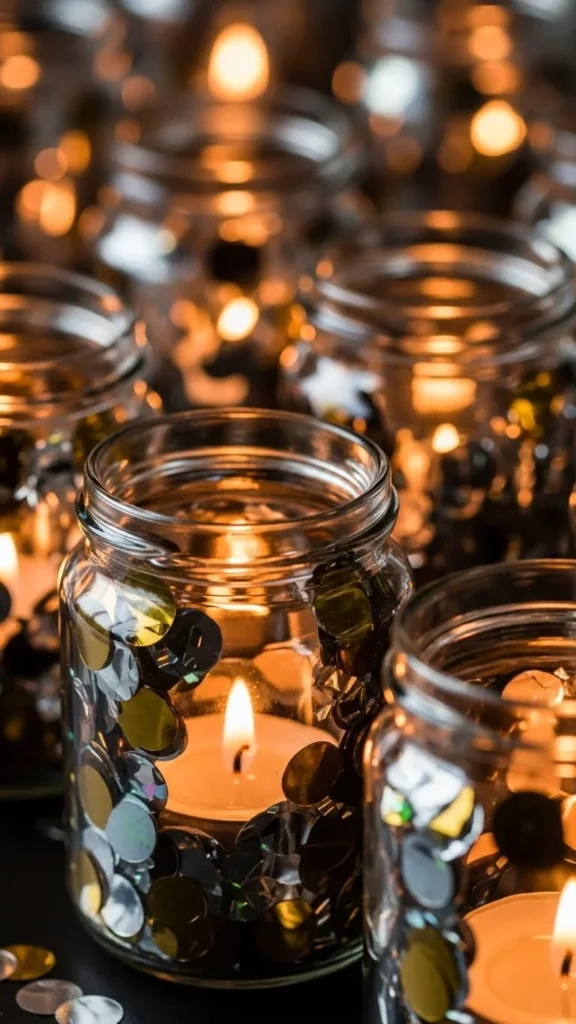 Confetti Candle Jars