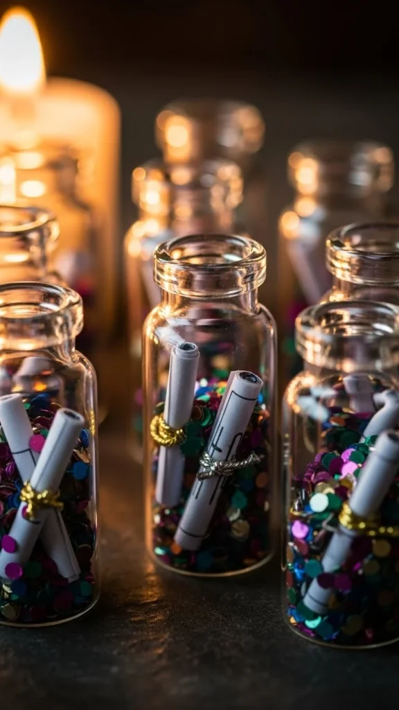 Confetti Message Bottles