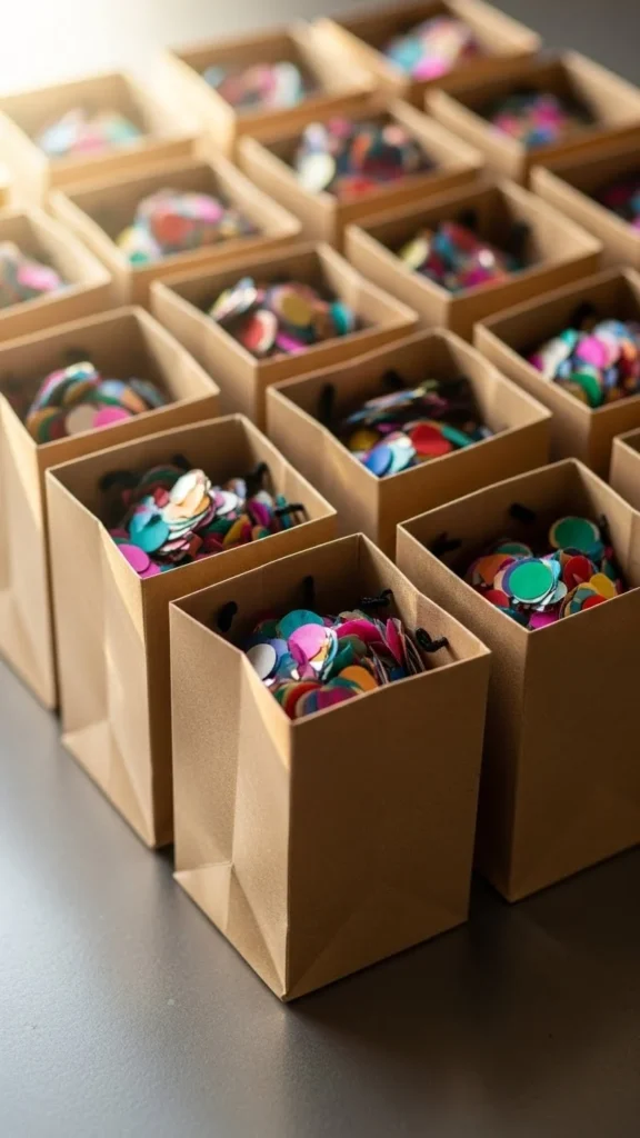 Confetti-Stuffed Gift Bags