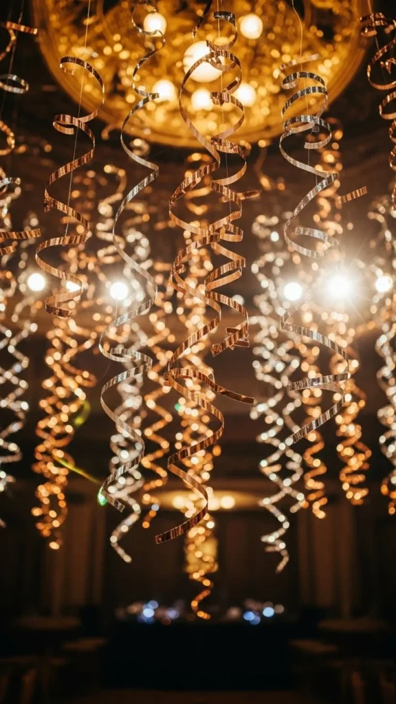 Confetti Swirl Ceiling Decor