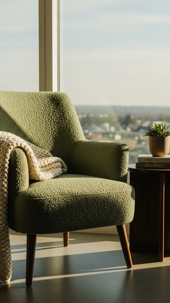 Cozy Green Accent Chairs