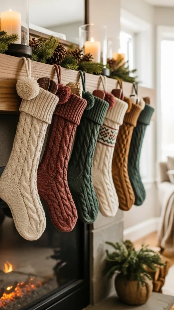 Cozy Knit Stockings for Winter