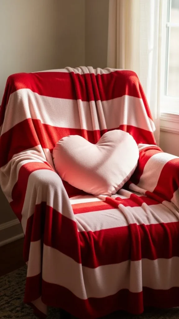 Cozy Valentine Blanket Accent
