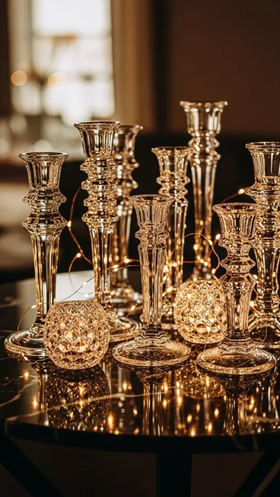 Crystal Candle Holders
