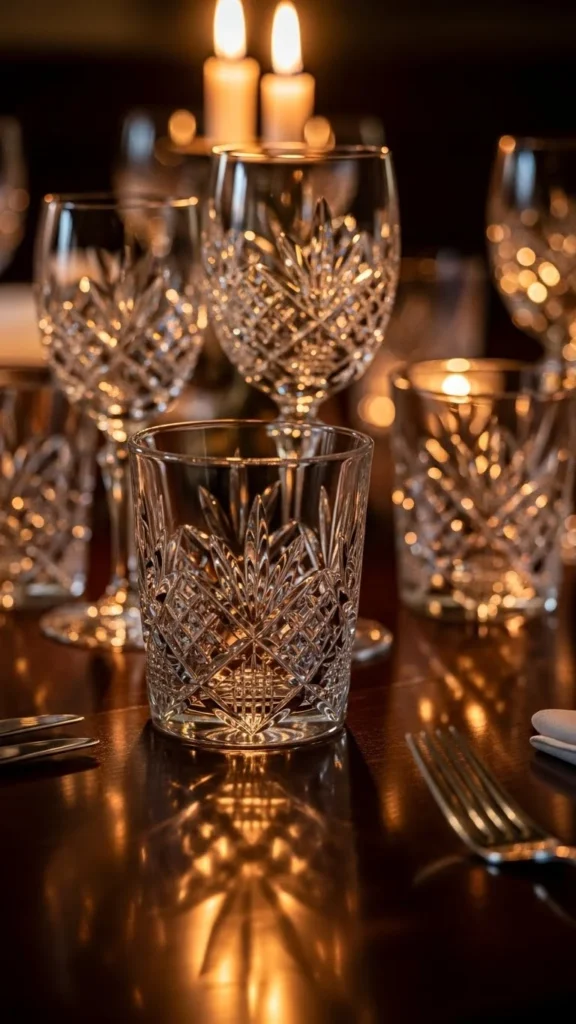 Crystal Glassware Shine