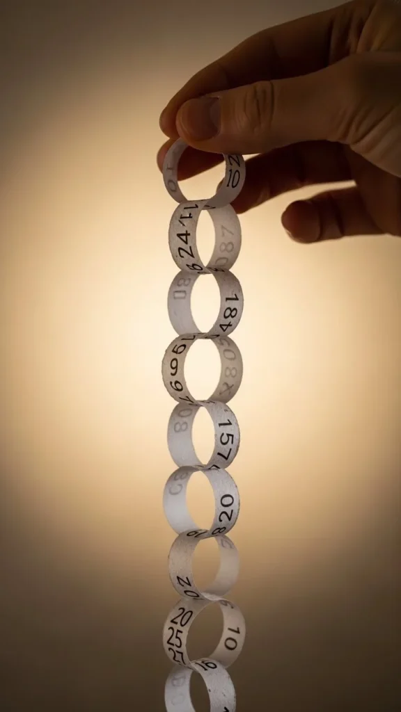 DIY Countdown Paper Chains