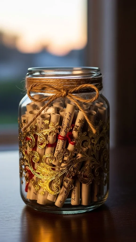 DIY New Year Wish Jars