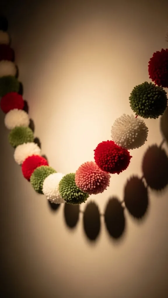 DIY Pom-Pom Garland Wall Hanging