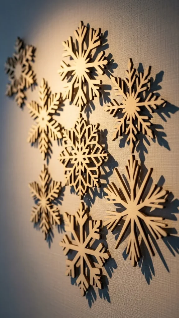 Snowflake Wood Cutouts