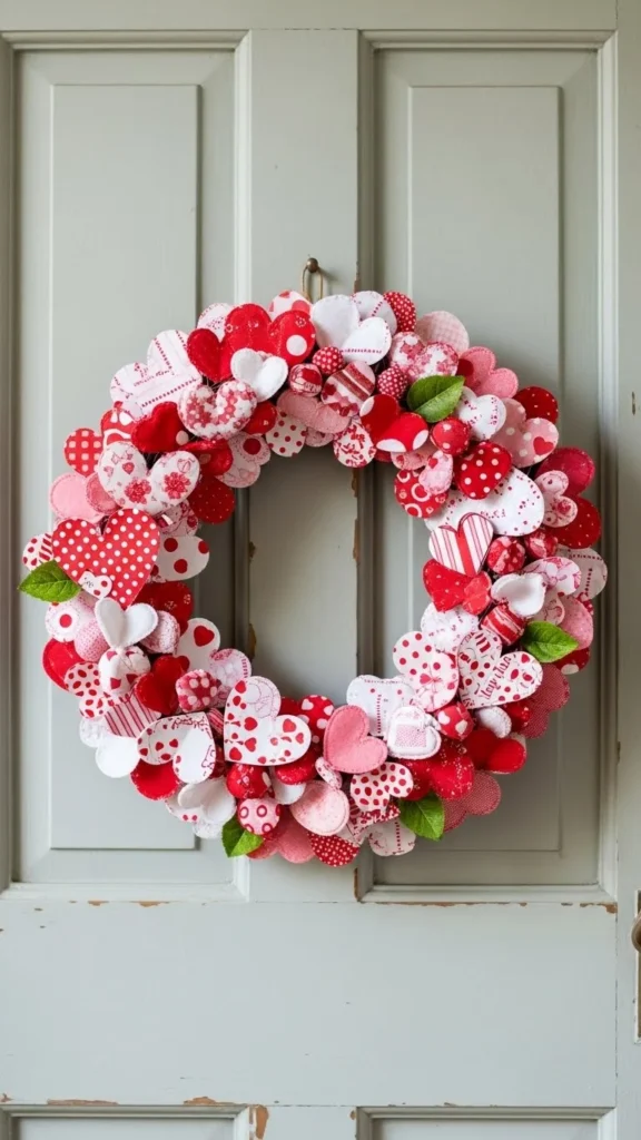 DIY Valentine Wreath