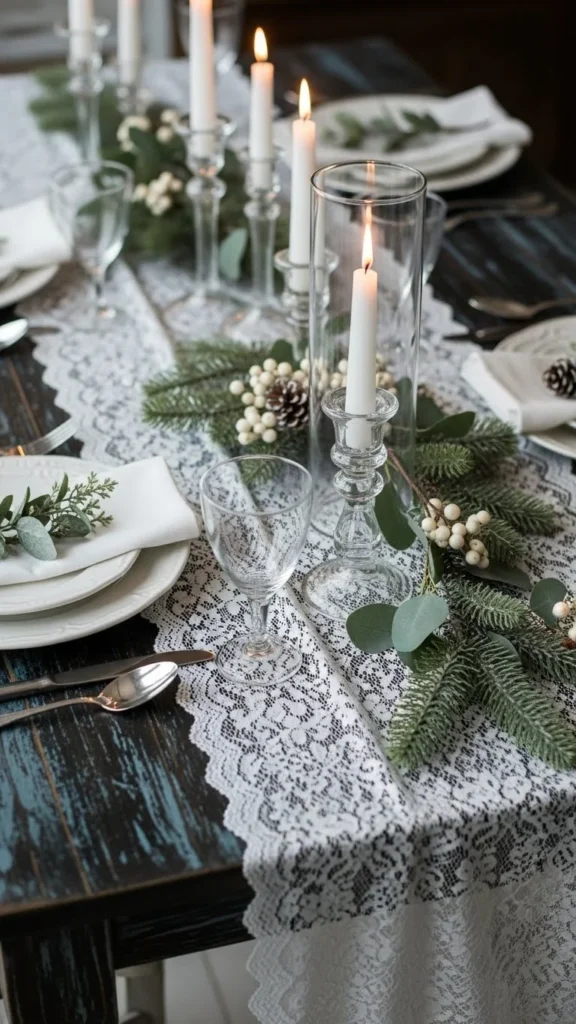 Delicate Lace Table Runner