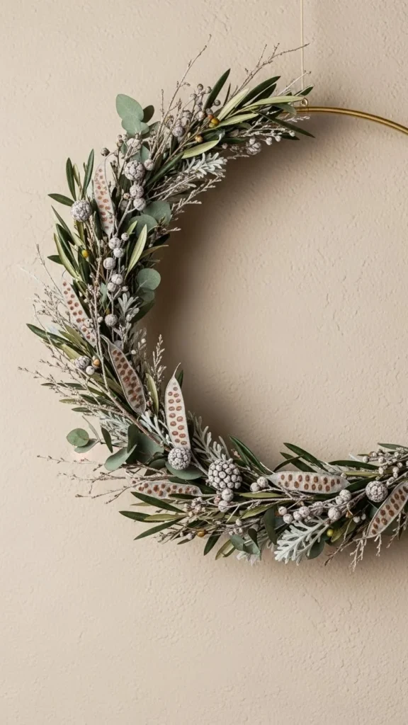Dried Winter Foliage Hoop