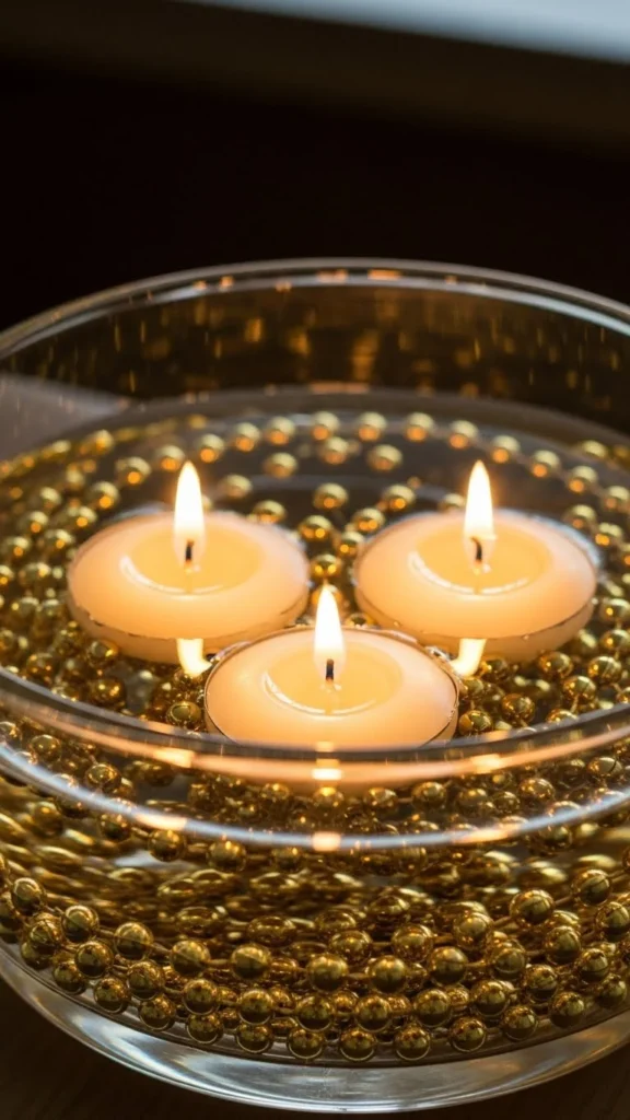 Elegant Floating Candle Bowl