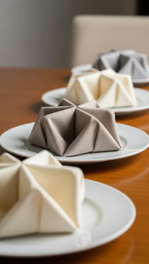 Elegant Two-Tone Napkins