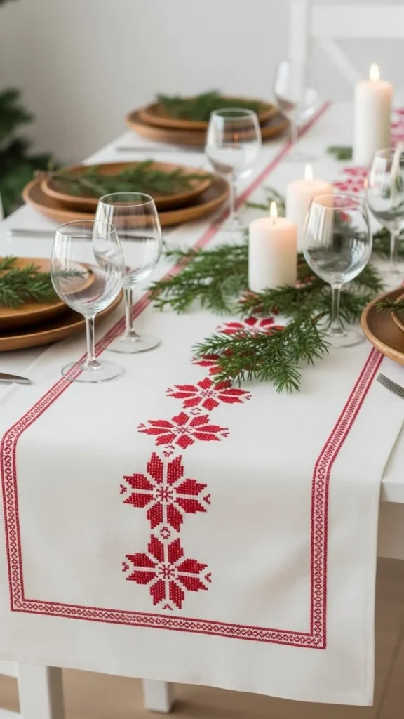 Embroidered Nordic Style