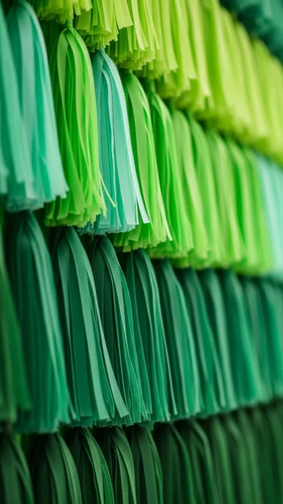 Fabric Tassel Backdrop