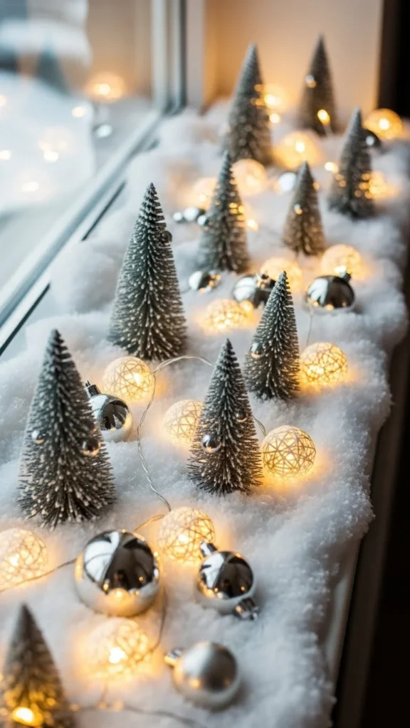 Faux Snow Windowsill Layer