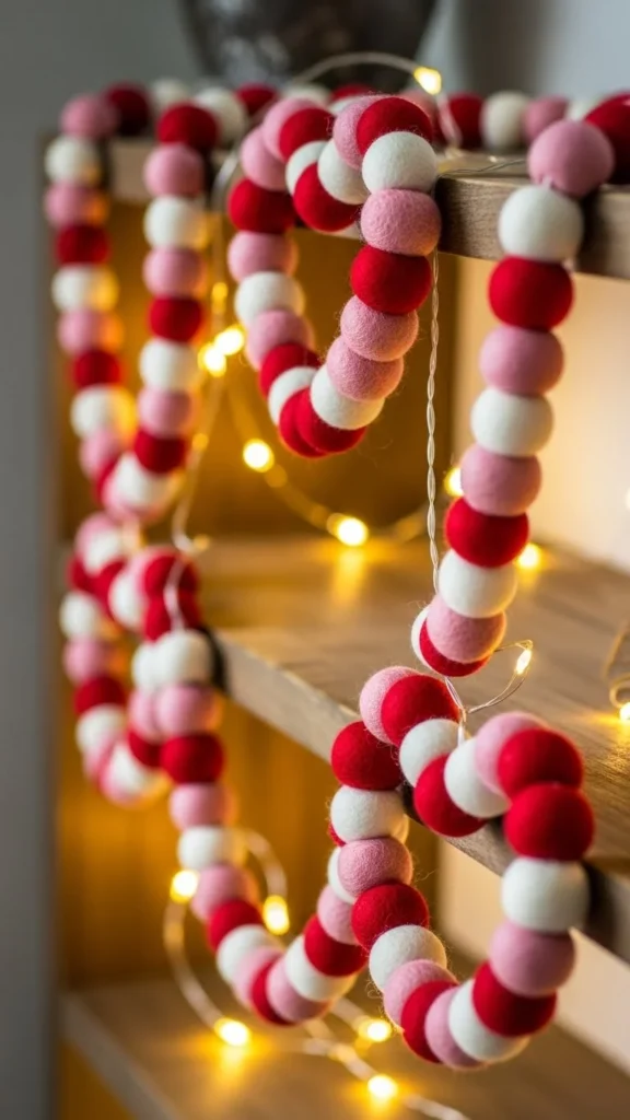 Felt Ball Heart Strings