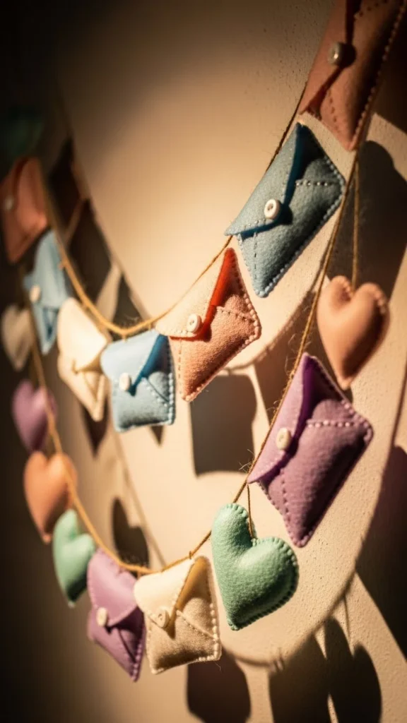 Felt Love Letter Banner