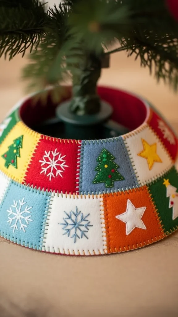 Felt Patchwork Collar