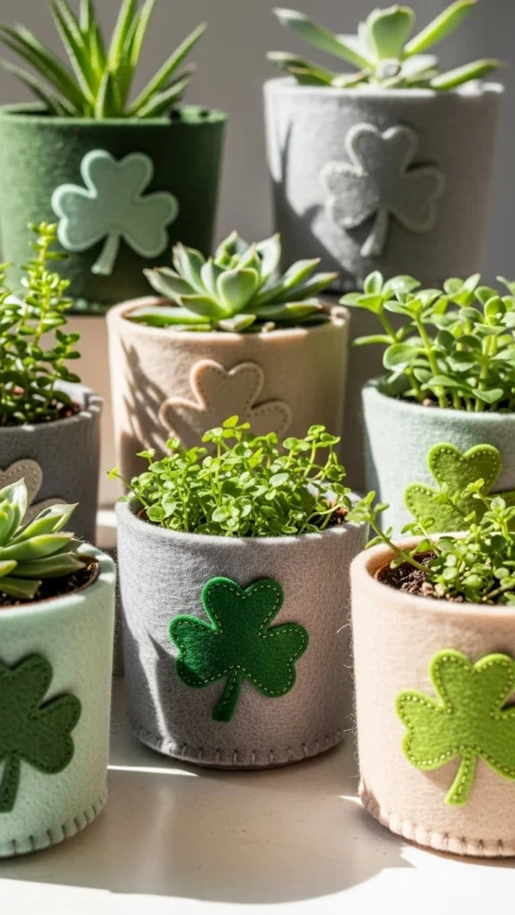 Felt Plant Pot Wraps