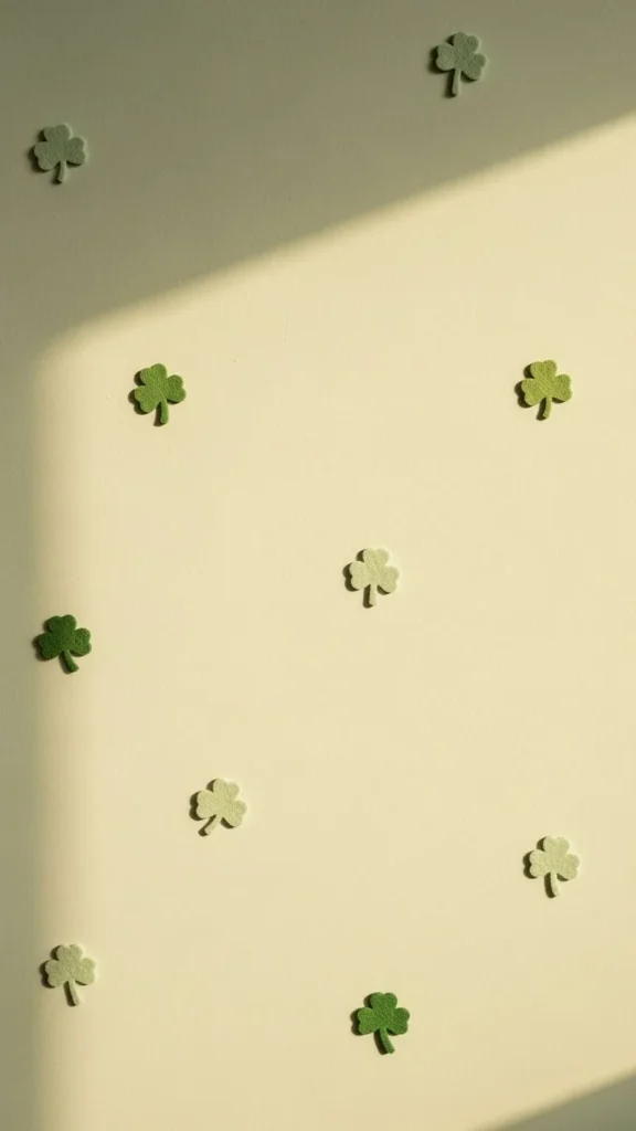 Felt Shamrock Wall Dots