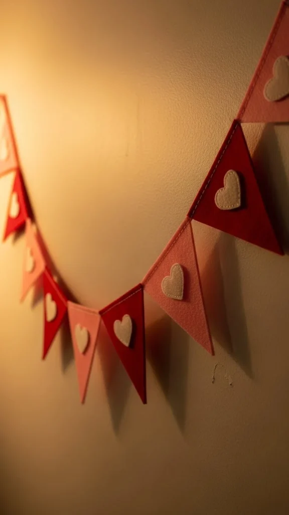Felt Valentine Bunting