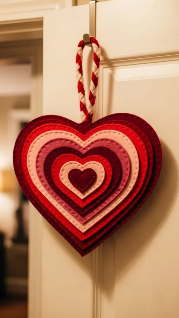 Felt Valentine Door Hanger