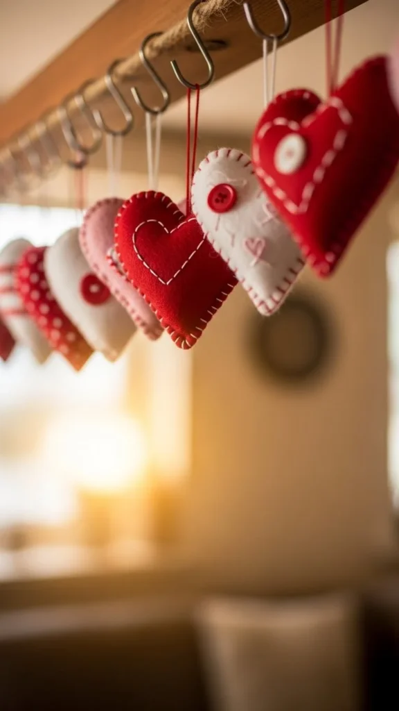 Felt Valentine Ornaments