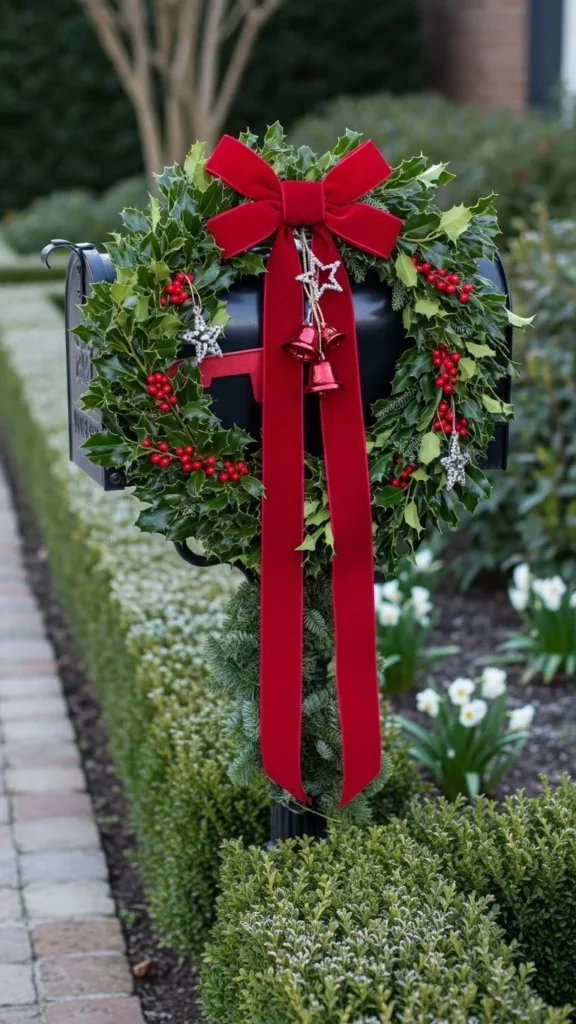 Festive Mailbox Wrap