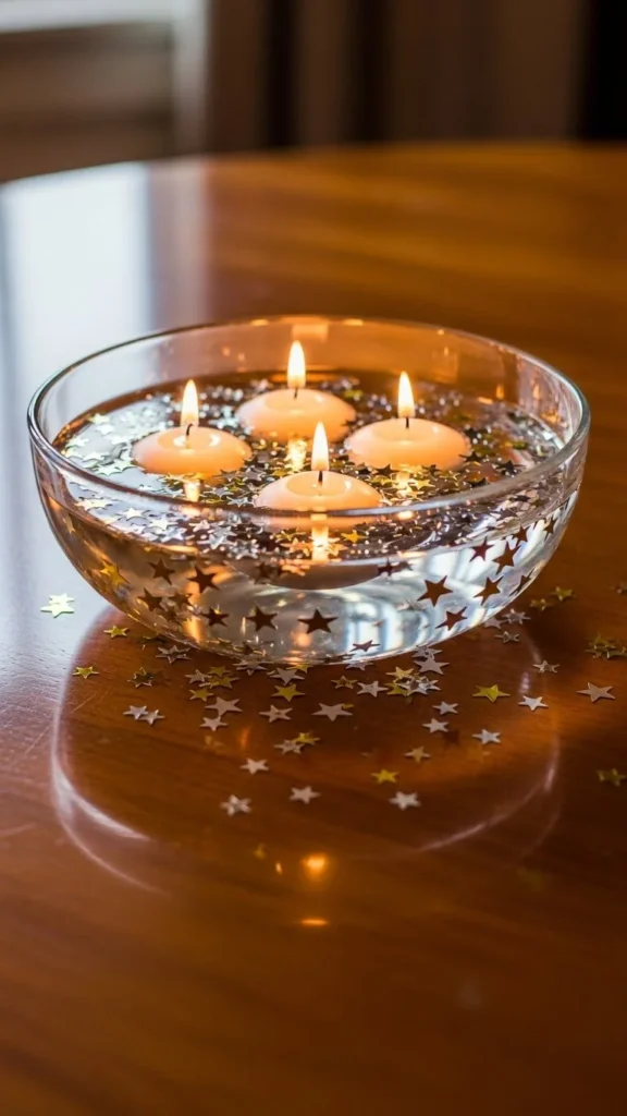 Metallic Candle Bowl